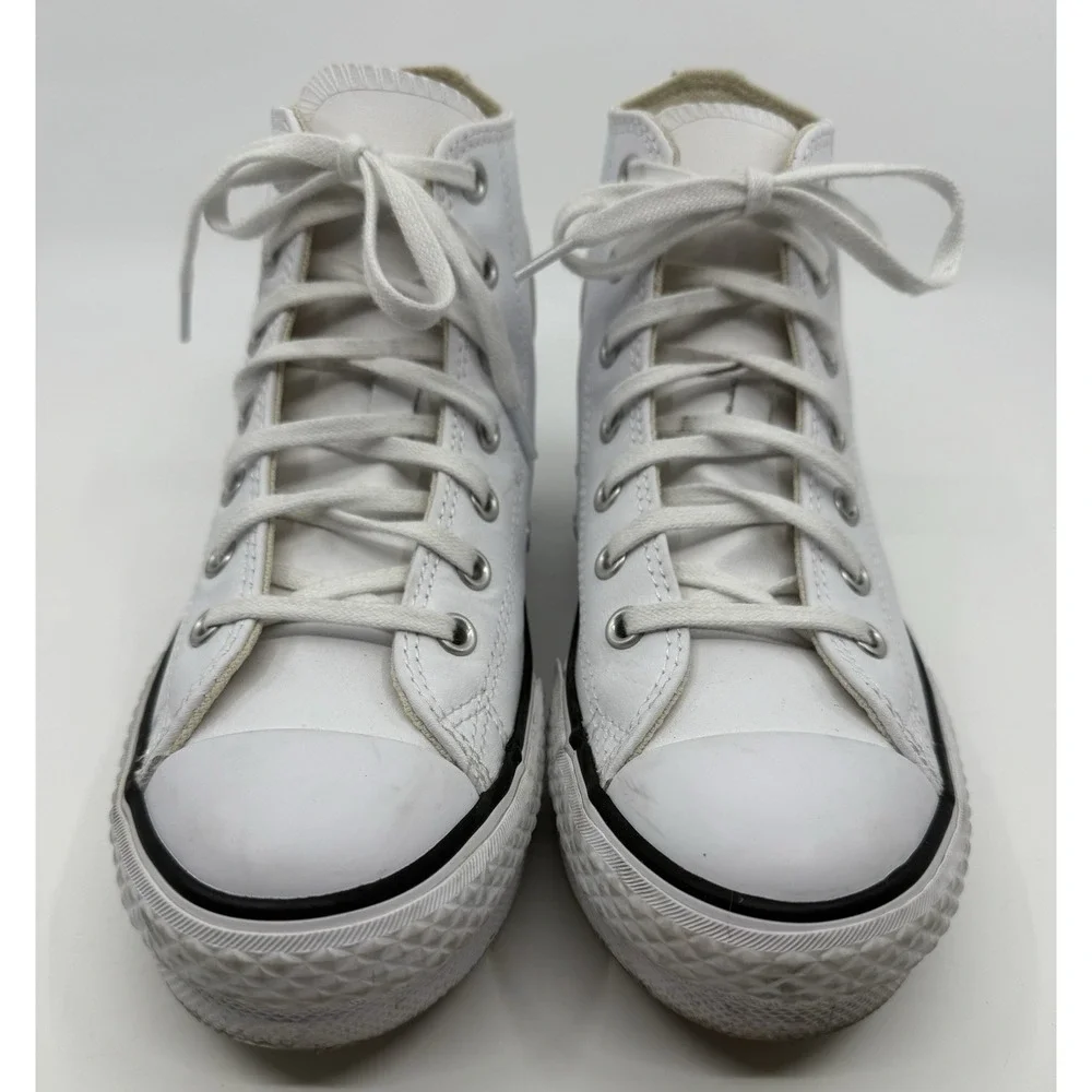 Converse Chuck Taylor All Star Lift High Top Sneaker Little Kid White/Black Sz 3